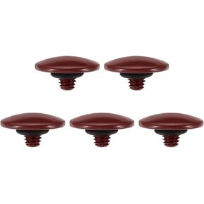 PATIKIL Camera Shutter Button, 5 Pack Soft Shutter Release Button Pure Copper Camera Button Convex Suitable for Nikon for Fujifilm for Leica DSLR/SLR Camera, Black