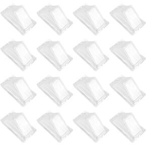 Cabilock 60pcs Sandwich Packing Boxes Food Containers Clear Sandwich Case Sandwich Triangle Boxes Take Out Containers for Sandwich Cake Dessert,Hamburger