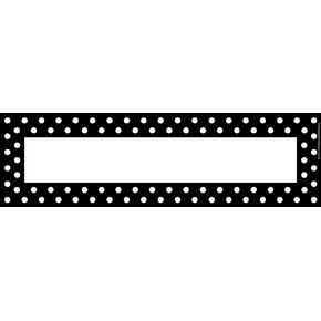 Barker Creek Double-Sided Desk Nameplates & Bulletin Board Signs, Buffalo Plaid, Multi-Purpose Desk Nameplates, Bulletin Board Signs, Word Walls and More! 3.5" x 12" Pack of 36 (1440)
