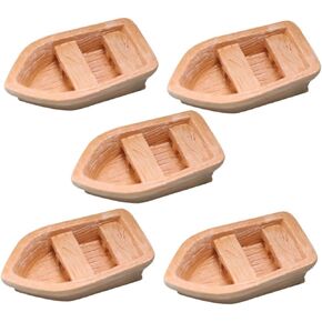 5pcs Mini Boat Dollhouse Photo Props Mini Toy Miniatures Figurines Simulation Boat Mediterranean Decor Mediterranean Boat Toys Mini Dollhouse Statue Decor Resin Sass Bookcase