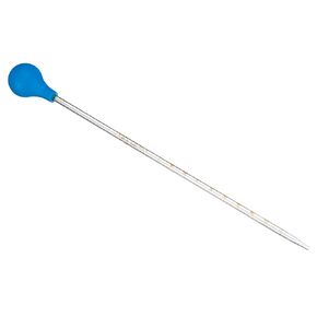 PATIKIL Graduated Dropper Pipettes Kit, 0.1ml Borosilicate Glass Pipette with Rubber Cap for Transfer Liquid for Lab, Chemistry, Clear