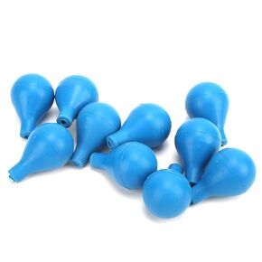 10Pcs Lab Pipet Suction Balls Laboratory Rubber Transfer Bulb Pear Shaped Bulb for Graduated Tubes Droppers Pipettes
