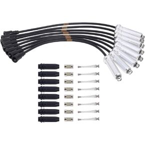 ENA Spark Plug Wire Set 6.2 Compatible with Ford F-250 F-350 Super Duty V8 6.2L F250 F350 2017 2018 2019 2020