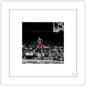 Trends International Gallery Pops Michael Jordan - Flight Progression Sequence 3 Wall Art Wall Poster, 12" x 12", Black Frame Version