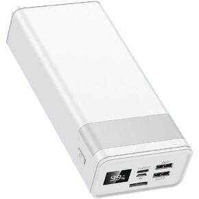 50000mAh Power Bank ,22.5W Fast Charging Portable Charger ,USB-C Battery bank , Flashlight and LED Display，3Outputs & 2 Inputs Huge Capacity External Battery Pack for iPhone15/14/13/12, Samsung, iPad