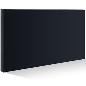 Black HDPE Plastic Sheets 3/4 Thick Hard HDPE Sheet Polyethylene Sheet, High Density Polyethylene Board for Crafts Flat Panel DIY Materials for Home Decor Handcrafts(12" x 8")