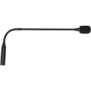 KIMISS Microphone, Podium Microphone 17.7in Flexible Noise Reduction Plug in Desktop Condenser Microphone with Power Indicator for Meeting Rooms