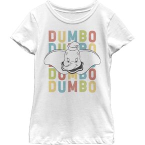 Disney Girl's Dumbo Face T-Shirt