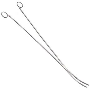 24" Long Curved Hemostat Locking Forceps - Stainless Steel Tweezer Clamps - Ideal Hemostats for Nurses, Fishing Forceps, Crafts and Hobby