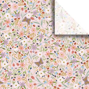 مناديل هدايا مطبوعة من جيلسون آند روبرتس مقاس 20 × 30 بوصة لأعياد الميلاد وأكياس النبيذ وحفلات الزفاف والزهور الرقيقة، 24 ورقة مطوية