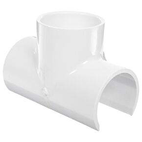 Spears 463 Series PVC Snap-On Saddle, Schedule 40, 1-1/2" IPS OD x 1-1/2" Socket