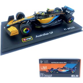 Bburago 1:43 2022 F1MCL36#4 Lando Norris F1 Racing 1/43 MCL36#4 Formula One Alloy Luxury Die Cast Collection Vehicles Model Gift