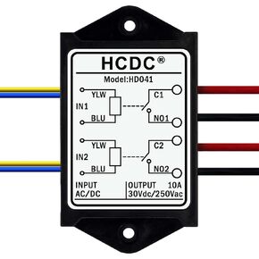 Dual SPST-NO 10 Amp Power Relay Module (AC/DC 12V)