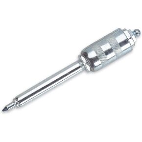 LUMAX LX-1415 Silver 3-5/8" Needle-Type Adapter Needle-Type Adapter, 5" (127 mm). Needle-Type Adapter for Flush or Hard-to-Reach Grease Fittings.