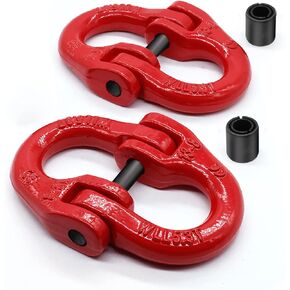 2pcs 1/2inch Hammerlock Coupling Connector Link Safety Chain Adapter Connector Link Hammerlock Tow Hitch