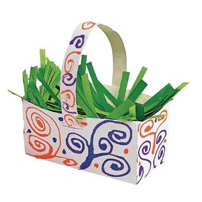 Craft Paper Baskets, Set of 20, Make Your own Paper Baskets by Folding, no Glue or Tape Needed, Paper Craft, Fun Paper Craft, Craft for Kids