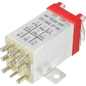 X AUTOHAUX No.2015403745/2015403045/2015403245/2015403845 Car Overload Protection Relay for Mercedes-Benz C180 C200 W202 E200D E250 2.5T Diesel E300 W124