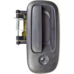 PT Auto Warehouse GM-3902A-RR - Outside Exterior Outer Sliding Door Handle, Textured Black - Passenger Side Rear