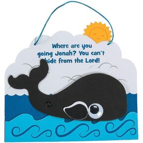 Jonah and The Whale Craft Kit - Makes 12 - Religious Crafts for Kids and Fun Sunday School Activities