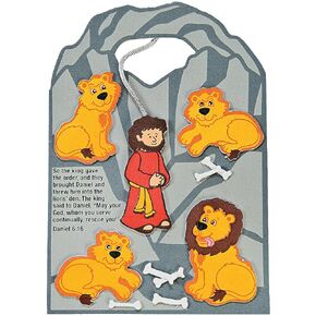 Fun Express Daniel Cast to Lions Den Ck-12 - Crafts for Kids and Fun Home Activities - VBS Vacation Bible School Supplies/Decor