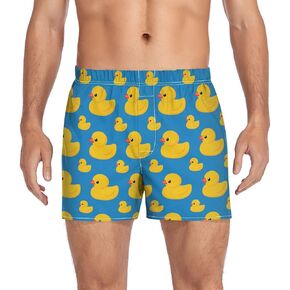 Men's Boxer Shorts Men's Underwear Briefs Casual Boxer Breathable Sport Soft Yellow Rubber Duck Mediuml