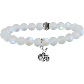 Tennis Player Gifts Tennis Racket Bracelet Tennis Gift for Tennis Lovers Tennis Teams Tennis Girl Jewelry