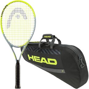 Head Nano Titanium Tour Pro Tennis Racquet Bundled w a Head Base Tennis Bag or Backpack