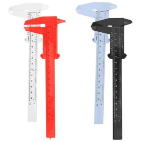 Measuring Calipers 4pcs 150 Plastic Caliper Digital Display Student Calipers Plastic Calipers 8 Inch