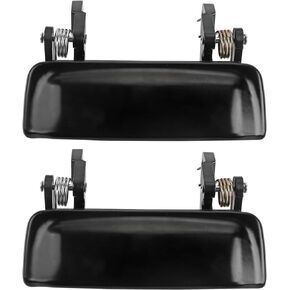 Exterior Door Handle, All Metal Front Outside Left Driver & Right Black Compatible with Ford Mazda Vehicle Ranger B2300 B3000 B4000 1998-2011, Replace# FO1310134, 2L5Z1022404BAA (2PCS)