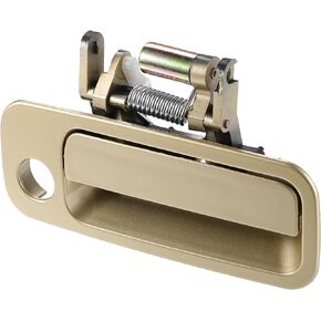 Automotive Front Right Passenger Side Exterior Door Handle Compatible for Toyota Camry 1997-2001, Durable Plastic Gold Tone