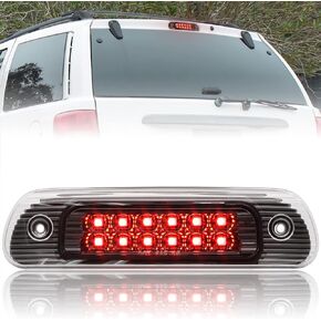 LED 3rd Third Brake Light for Grand Cherokee 99-04, KEWISAUTO Clear Lens Center High Mount Stop Light for Jeep Grand Cherokee 1999-2004 Accessories (1PCS)