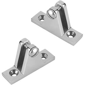 2 PCS Marine Boat Deck Hinge Mount Bimini Top Fitting Hardware 316 Stainless Steel