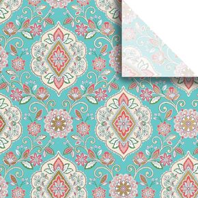 Jillson & Roberts 20" x 30" Printed Gift Tissue, Baby Elephants (24 Folded Sheets)