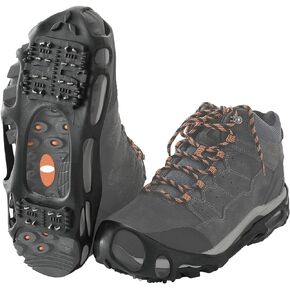 Ice Cleats Snow Traction Cleats for Walking on Snow and Ice Non-Slip Overshoe Rubber Anti Slip Crampons for Men Women