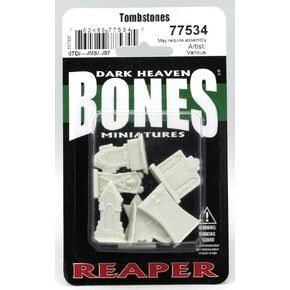 Reaper Miniatures Tombstones Miniature 25mm Heroic Scale Dark Heaven Bones
