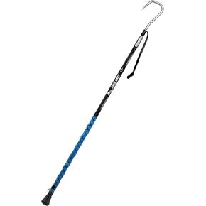 BLUEWING Fishing Gaff Fiberglass 3' 5' 6' خطاف Gaff لصيد الأسماك في المياه المالحة مع خطاف من الفولاذ المقاوم للصدأ لعبة كبيرة لصيد سمك التونة وسمك المارلين مع خطاف عريض 3 بوصات