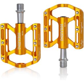 ThinkTop Mountain Bike Platform Pedals for MTB BMX, Ultralight 9/16 Bicycle Pedal Flat Aluminum, 3 Bearing Sealed Ever Lubricate in Kuwait