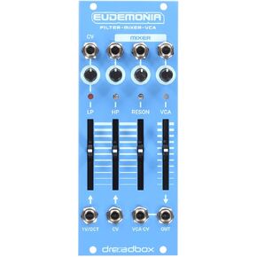 Eudemonia Dual Filter, Mixer & VCA Eurorack Module