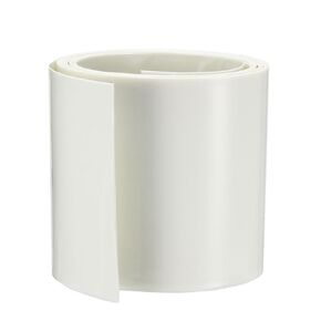 uxcell Battery Wrap PVC Heat Shrink Tubing 50mm Flat Width for 18650 Power Supplies 2 Meter Length White