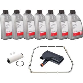 Dual Clutch Transmission Service Kit: 7L ATF + Filters for AUDI S4 S5 S6 S7