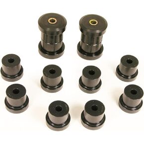 Prothane 7-1012-BL Black Rear Multi Leaf Spring Eye and Shackle Bushing Kit