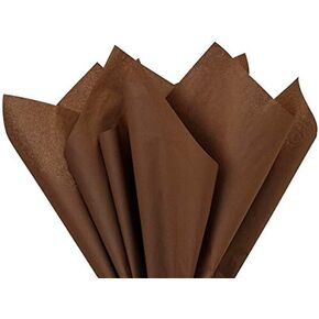 1 X Chocolate 20 inches x 30 inches Tissue Paper 48 Sheets Premium Quality Gift wrap Paper