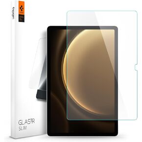 Spigen Tempered Glass Screen Protector GlasTR Slim Designed for Galaxy Tab S9 FE [9H Hardness/Case-Friendly]