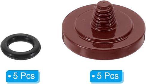PATIKIL Camera Shutter Button, 5 Pack Soft Shutter Release Button Pure Copper Camera Button Concave Suitable for Nikon for Fujifilm for Leica DSLR/SLR Camera, Black in Saudi Arabia