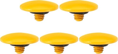 PATIKIL Camera Shutter Button, 5 Pack Soft Shutter Release Button Pure Copper Camera Button Convex Suitable for Nikon for Fujifilm for Leica DSLR/SLR Camera, Black in Saudi Arabia