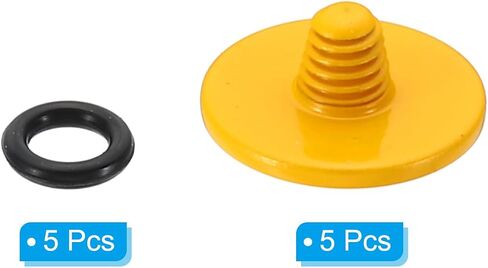PATIKIL Camera Shutter Button, 5 Pack Soft Shutter Release Button Pure Copper Camera Button Convex Suitable for Nikon for Fujifilm for Leica DSLR/SLR Camera, Black in Saudi Arabia