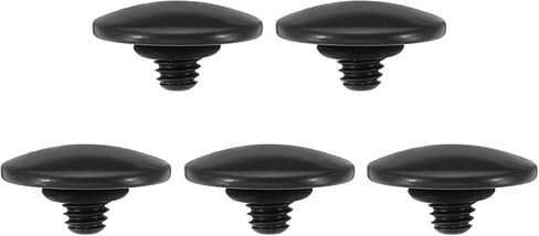 PATIKIL Camera Shutter Button, 5 Pack Soft Shutter Release Button Pure Copper Camera Button Convex Suitable for Nikon for Fujifilm for Leica DSLR/SLR Camera, Black in Saudi Arabia