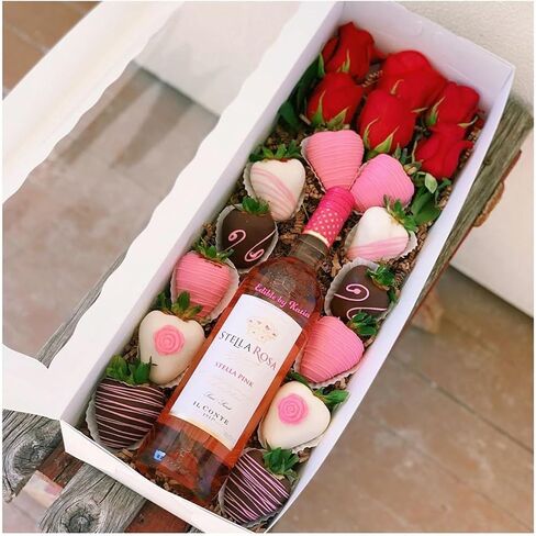 30 عبوة من صناديق المخبوزات مع نافذة، 16 بوصة × 6 بوصة × 3 بوصة صناديق بسكويت بيضاء مع شريط تغليف، صناديق معجنات طويلة للفراولة، الكعك، الكعك، صندوق هدايا in Kuwait