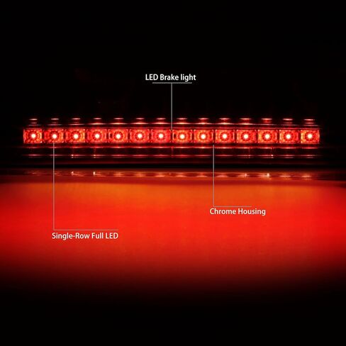 DNA MOTORING 3BL-STC04-LED-BK Black Housing LED High Mount 3rd Third Brake Light [Compatible with 05-10 Scion tC] in Saudi Arabia