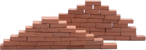 140pcs Miniature Bricks Blocks 80pcs Red Mini Wall Bricks 1 16 Scale 60pcs Mini Cinder Blocks 1 12 Scale Fake Bricks for Dollhouse Garden Lawn Landscape Craft Accessories in Saudi Arabia